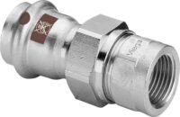 Viega Verschraubung mit SC Temponox 1762 in 42mmxRp11/2 Stahl nichtrostend