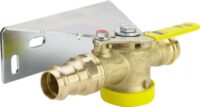 Bild vom Produkt: Gasz.-Kugelhahn VIEGA 2645, 632717 28mm, f.Einst.abschliessbar, plombier