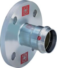 Flansch PRESTABO 1159.1, 642389 35mm, DN32 aus unlegiertem Stahl mit Pressanschl.
