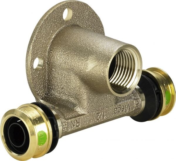 Wandscheiben T-Stück RAXOFIX 5324.3 20x1/2, 647810, mit SC-Contur und IG pro Stück