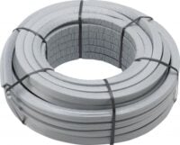 Raxofix Rohr mit Dämmung exzent. Ring 50m 5304.1 - 20x2,8mm Kunststoff grau
