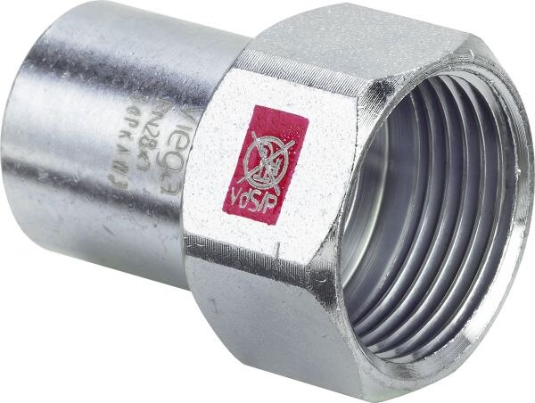 Einsteckstück PRESTABO 1112.1, 559175 22x3/4, aus unlegiertem Stahl mit Mehrkant+IG