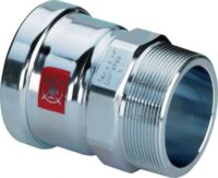 Übergangsstück PRESTABO 1111XL, 629953 64,0x2, aus unlegiertem Stahl mit Mehrkant+AG