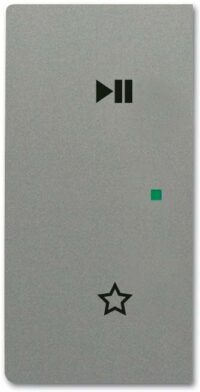 Busch-Jaeger Wippe Sensor grau metallic 6237-21-803 diverse Symbole für Bussystem