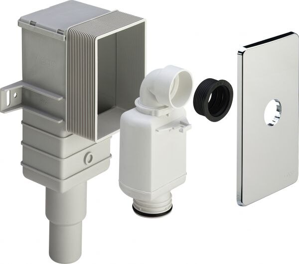 UP-Geruchverschluss VIEGA 5633.3 553777 11/4x50/40, waagr Abg., Kunstst./verchr.