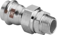 Viega Verschraubung mit SC Temponox 1765 in 54mmxR2 Stahl nichtrostend