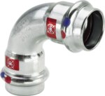 Viega Bogen 90 Grad mit SC Prestabo 1116LF in LABS-frei in 22mm