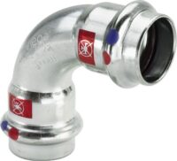 Viega Bogen 90 Grad mit SC Prestabo 1116LF in LABS-frei in 22mm