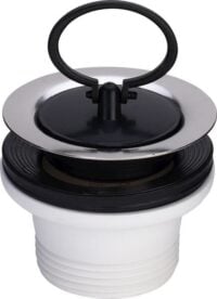 Spueltisch-Ventil VIEGA 7432.31 101961 11/2"x70 mit Ring, Hoehe 40mm, Kunststoff