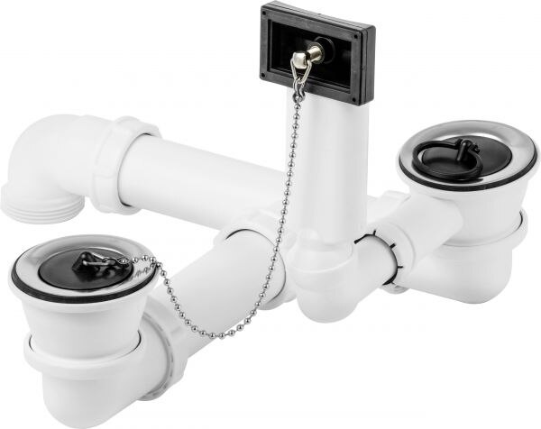 Raumschaffer VIEGA 7870.52 11/2"x70 108137, für revers Doppelspuelen, ohne Siphon