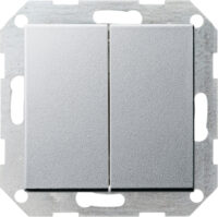 GIRA Serienschalter Taster alu UP IP20 System 55 286026 2f