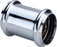 Viega Muffe 3895 28mm 115197 Messing verchromt