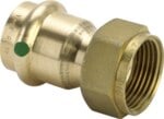 Verschraubung SANPRESS Nr.2263, 692629 flachdichtend 28x1 aus Rotguss