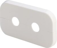 Doppelrosette VIEGA 1079.7 110x60x10x15mm, Stichmass 40mm, für Heizung