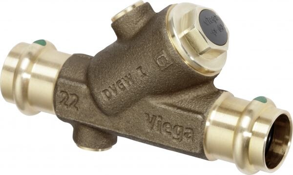 VIEGA Rückflussverhinderer SC Easytop 2239.4 in 22mm Rotguss