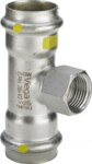 T-Stück SANPRESS INOX G 0217.2 mit IG 35x1/2x35mm 486716 aus Edelstahl rostfrei