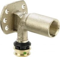 Viega Wandscheibe mit SC Raxofix 5325 in 16mm x Rp1/2x70mm Siliziumbronze