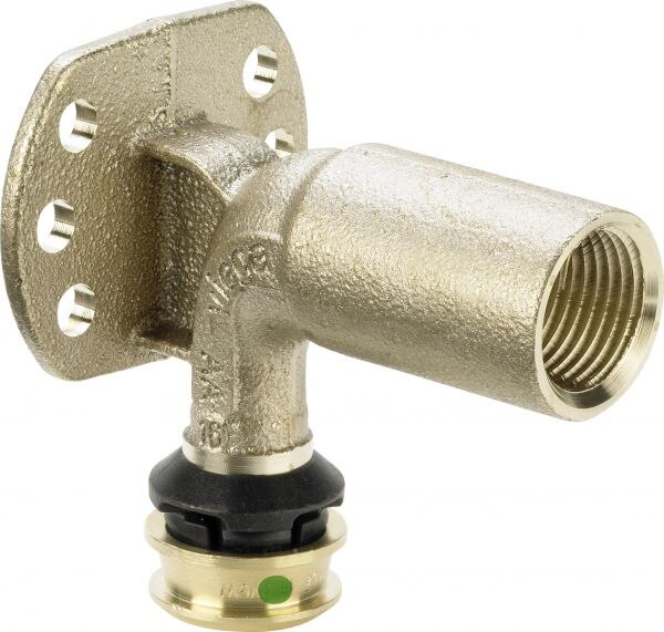 Viega Wandscheibe mit SC Raxofix 5325 in 16mm x Rp1/2x70mm Siliziumbronze