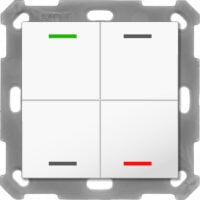 MDT Tastsensor Bussystem KNX- Unterputz reinweiß glänzend 4-fach 4pkt RF-TAL55T402.01