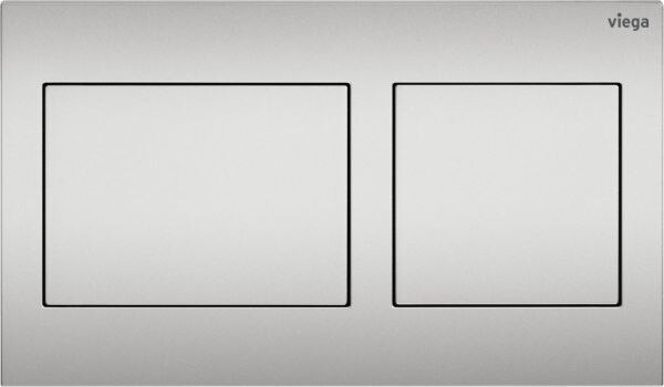 Viega WC Ausstellungsplatte VfS 21 8611.19 aus Kunststoff in edelmatt