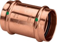 Schiebemuffe PROFIPRESS 2415.3, 12mm 713416 aus Kupfer, für Wasser