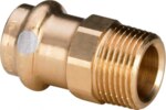 Übergangsstück PROFIPR.S 4511 18x3/4 628727 aus Rotguss, m AG, für Solaranlagen
