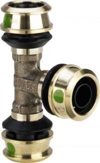 Bild vom Produkt: T-Stueck RAXOFIX 5318, 647278 16mm aus Rotguss m.SC-Contur p.Stueck