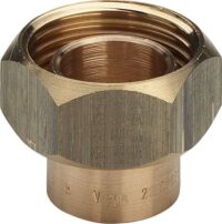 Rotguss Verschraubung 94384 G 15x3/4", konischdichtend