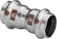 Viega Muffe mit SC Temponox 1715 in 15mm Stahl nichtrostend