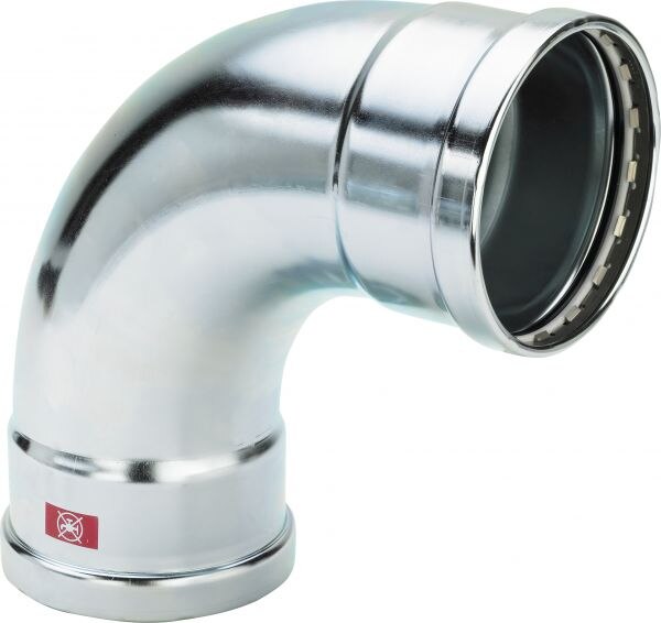 Bogen PRESTABO 90 Grad, 597566 76,1mm, Modell 1116XL, a unlegiertem Stahl