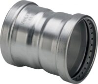 Viega Muffe mit SC Sanpress Inox 2315XLLF in LABS-frei in 64,0mm