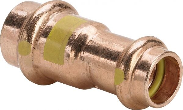 Muffe PROFIPRESS-G 2615.2 15x12mm, 660239 aus Kupfer, reduziert