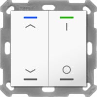 MDT Tastsensor Bussystem KNX- Unterputz reinweiß glänzend 2-fach 4pkt RF-TAL55T202.C1