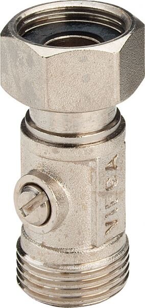 Viega Kugelhahnverschraubung 1024 in G3/4 Messing vernickelt