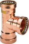 T-Stück PROFIPRESS-G 2618XL 64,0x54x64 577940, aus Kupfer, für Gas
