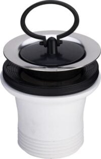 Spueltisch-Ventil VIEGA 7622.31 104849 11/2"x70 mit Ring, Hoehe 55mm, Kunststoff