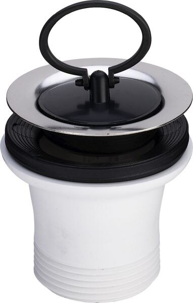 Spueltisch-Ventil VIEGA 7622.31 104849 11/2"x70 mit Ring, Hoehe 55mm, Kunststoff
