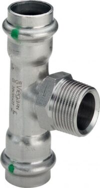 T-Stück SANPRESS INOX 2317.1 445997 28x3/4x28mm, a nichtrostendem Stahl, AG