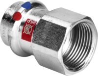 Viega Übergangsstück mit SC Prestabo 1112LF in LABS-frei in 22mm x Rp3/4
