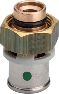 Verschraubung SANFIX-P 2119, 304959 16mm, aus Rotguss, für Verteiler