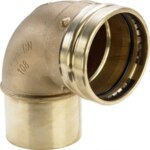 Viega Bogen 90 Grad mit SC Sanpress 2216.1XLLF in LABS-frei in 88,9mm Rg