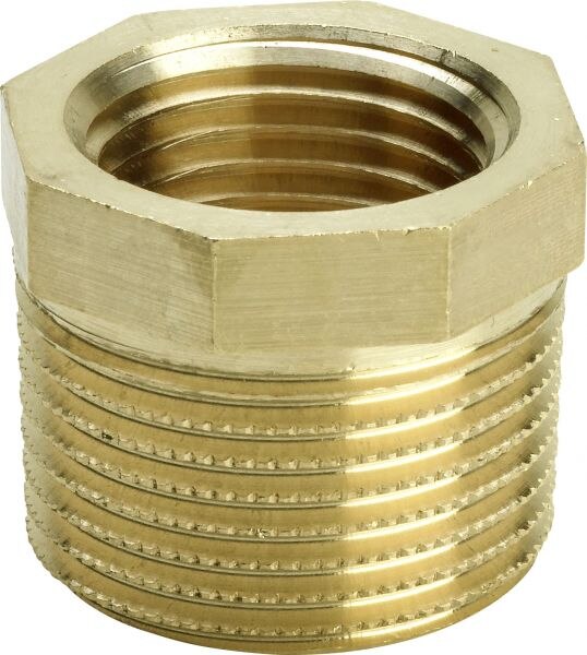 Rotguss-Reduzierstück 3241 21/2x2" DVGW, mit Mehrkant