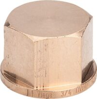 Rotguss-Kappe 3301 11/2" DVGW