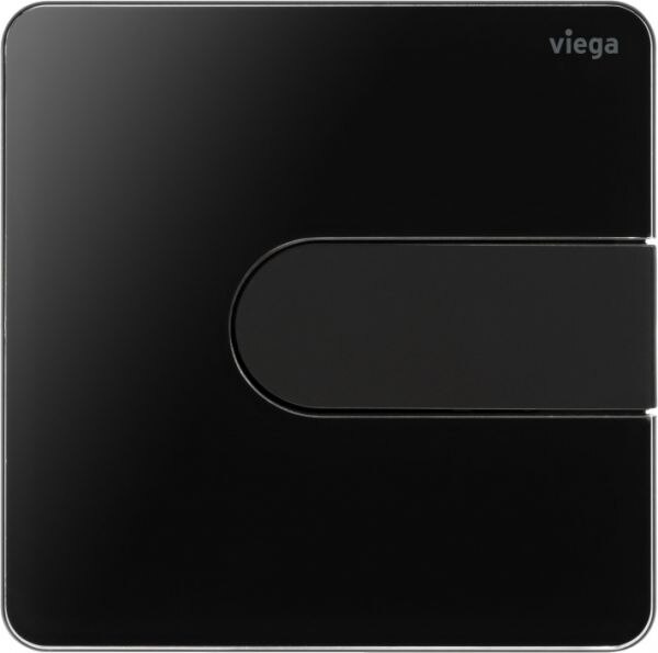 Viega Urinal Betätigungsplatte VfS 23 8613.2 Acryl tiefschwarz/tiefschwarzmatt
