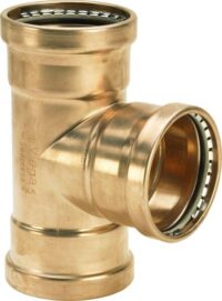 Viega T-Stück Seapress 0318XL in 76,1x35x76,1mm CuNiFe