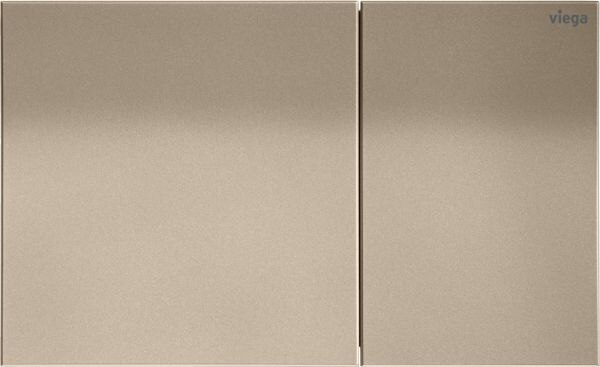 Viega WC Betätigungsplatte VfM 200 8620.1 aus Metall in kupfer/goldfarben