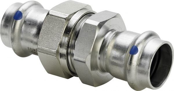 Viega Verschraubung mit SC Sanpress Inox 2360LF in LABS-frei in 42mm