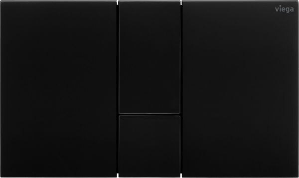 Viega WC Betätigungsplatte VfS 24 8614.1 aus Kunststoff in tiefschwarz