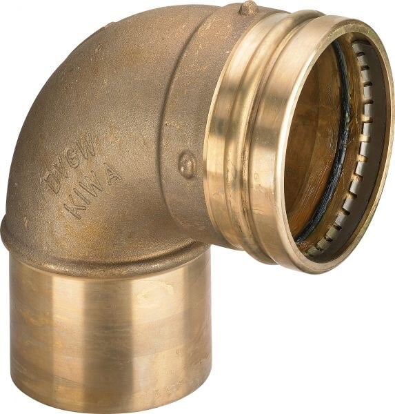 Viega Bogen 90 Grad mit SC Sanpress 2216.1LF in LABS-frei in 54mm Rotguss