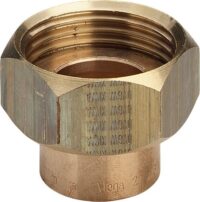 Rotguss Verschraubung 94359 18x3/4", flachdichtend